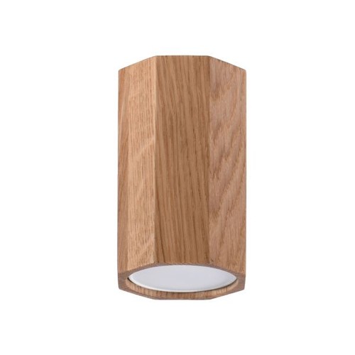 Plafonnier bois chêne gu10 - plafonnier,