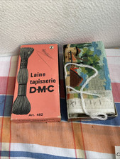 Ancienne Boîte Laine Dmc Canevas Échevettes 
