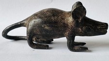 Bronze Dogon figurine de rat