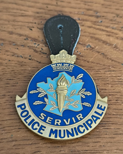 Insigne police municipale - police,