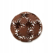 Jardin et terrasse soleil décoratif boule de jardin acier rouille 30 cm
