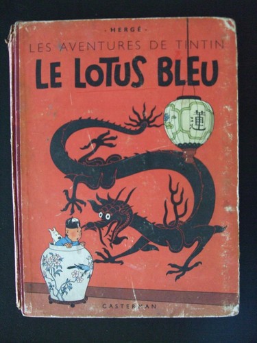 Tintin lotus bleu - lotus,