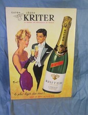 Carton publicitaire ancien