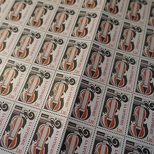 FEUILLE SHEET TIMBRE MÉTIERS