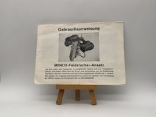 Minox Jumelles Manuel