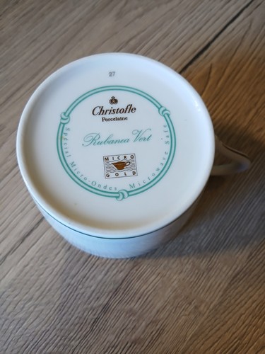 Tasse déjeuner christofle - tasse,