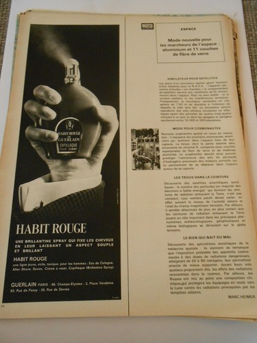 Pub guerlain habit - habit, rouge