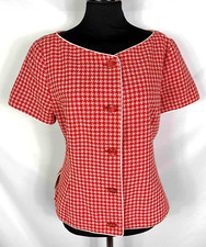 Byblos vintage '80 Veste Blazer Femme Coton Écossais Woman Jacket SZ.S - 42