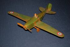 BRAL MECCANO ANCIEN AVION TOLE MONTE RIVETE TRES RARE LONG 32 LARGEUR AILES 46