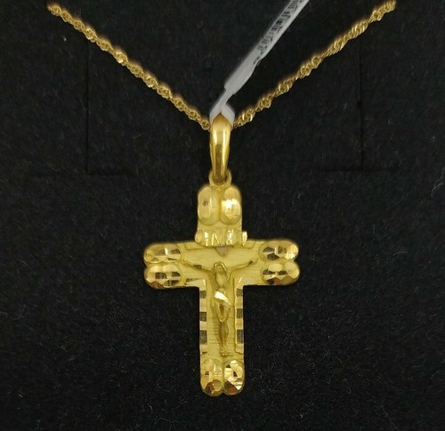 Pendentif avec chaîne - avec, or