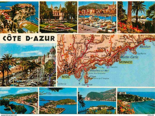 Carte postale cote - carte,