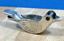 Ancien presse citron métal argenté Vintage