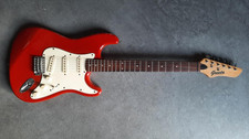  GREETA guitar type Fender Stratocaster . 1990's Dakota Red . Japan ?