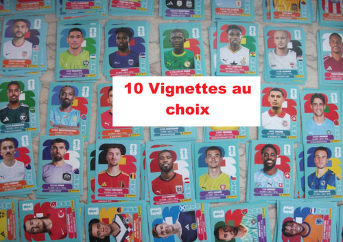 Panini lot stickers - lot, 10