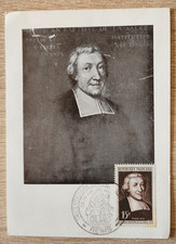 Carte postale Timbre 1957 -