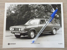 ? Automobile Photo presse Originale CHRYSLER 2L 2 LITRE archive Foto - Brochure
