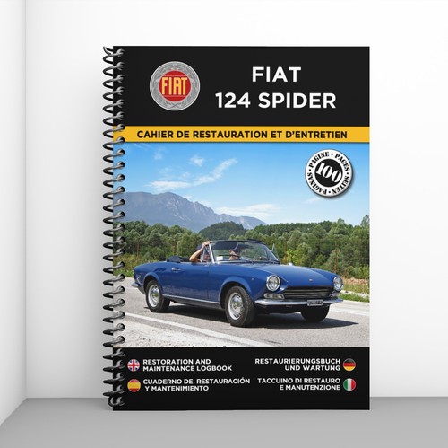 Fiat 124 spider - spider, cahier