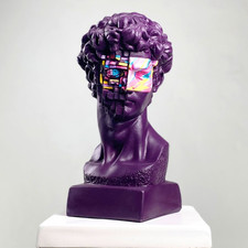 Sculpture David Pop Art faite à la main, statue Renaissance design abstrait...