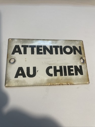 Ancienne plaque émaillée - ancienne,