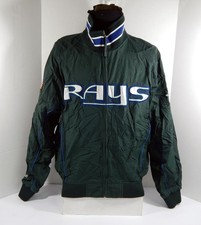 Tampa Bay Rayons #50 Jeu D'Occasion Vert Bench Veste USA Drapeau Patch LARGEUR