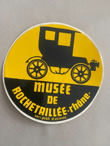 Vintage autocollant musée - ,