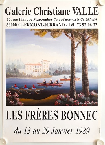 Affiche frères bonnec - frères, alain