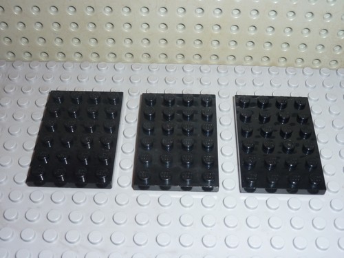Plaques lego black - plaques, 4x6