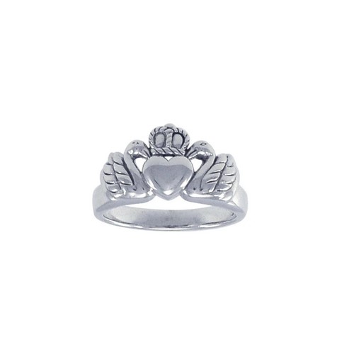 Bague claddagh irlandaise - claddagh, en