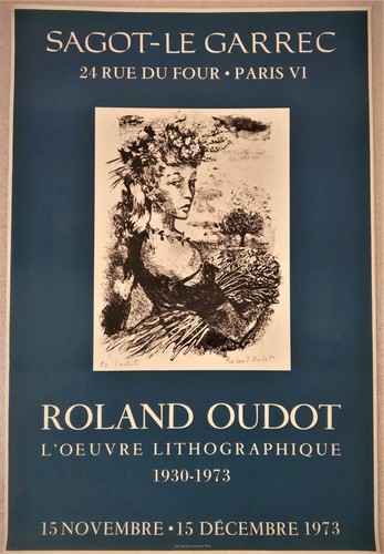 Oudot roland affiche originale - affiche,