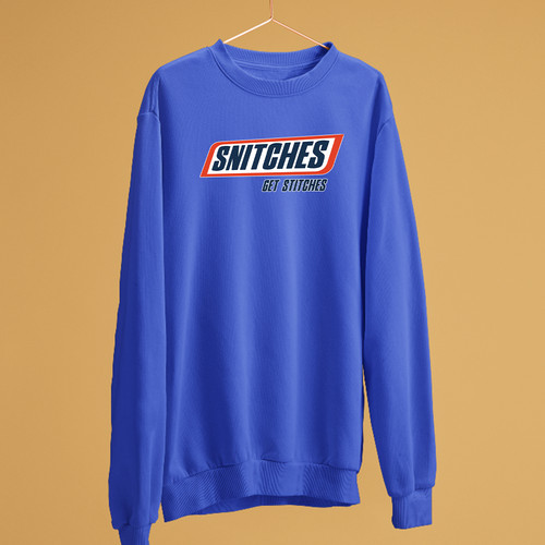 Merch sweatshirt snitches - af,