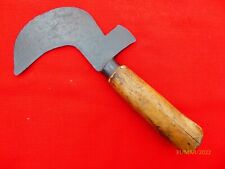 serpe serpette à huppe de vigneron viticulteur outil ancien en fer forgé N°3