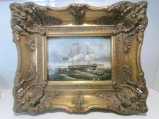 Peinture marine sur bois