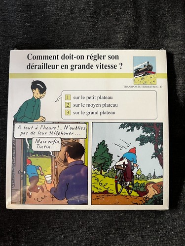 Lot fiches atlas - 20, tintin