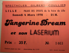 Ticket TANGERINE DREAM - LILLE