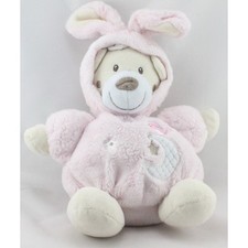 Doudou ours déguisé en lapin
