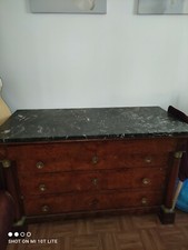 Commode Empire placage noyer