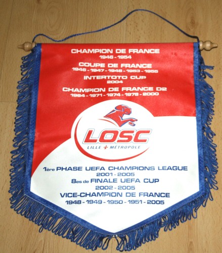 Grand fanion pennant palmares