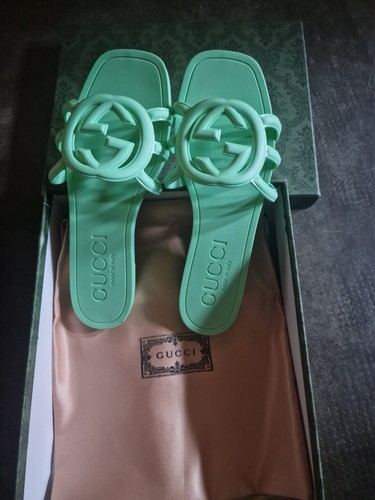 Slide claquette vert - ,