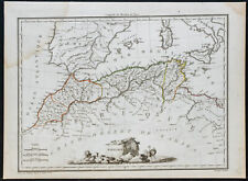 1812 - Afrique du Nord - Carte géographique ancienne - Lapie Malte-Brun