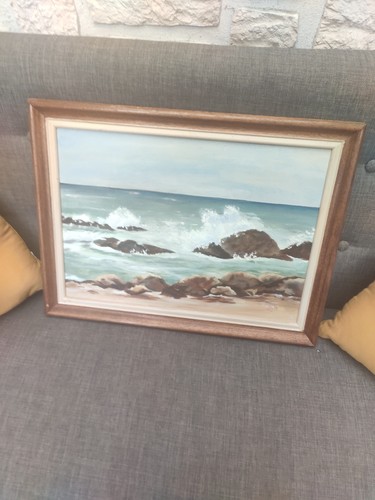 Ancien tableau huile sur toile - tableau,