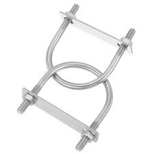 2 Pcs U-Bolts M8x76mm Acier Inox 304 pour Poteaux