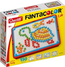 Quercetti FantaColor Tab 150 Chiodini per Bambini 3 anni, Giochi da Tavolo... 