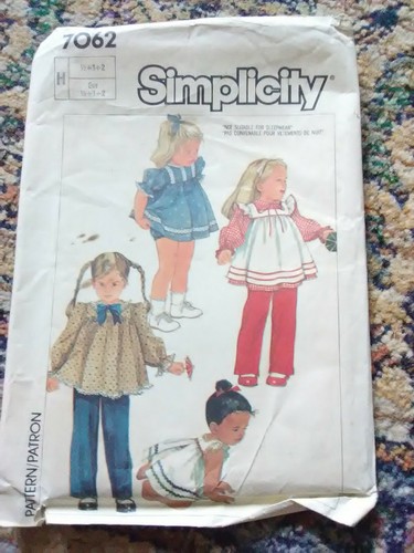 Simplicity pattern 7062 - pattern,