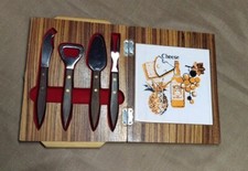 MCM wood & ceramic Cheese