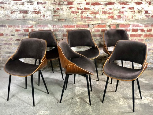 Chaises scandinaves - (lot,