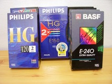 VHS Lot De 9 Cassettes Vidéo