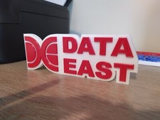 logo data east à exposer collection retrogaming flipper display sign