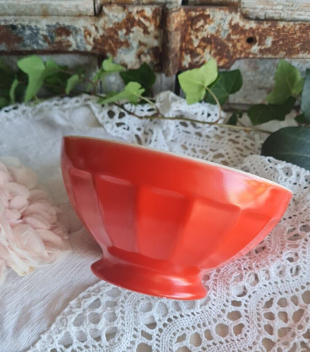 Ancien bol grand mere rouge - mere,