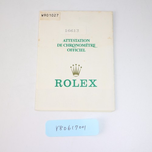 Rolex 16613 submariner paper - rolex,