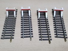 JOUEF HO. REF 475/2. 4 RAILS BUTOIRS ACIERS. 10,5CM (LOT A)